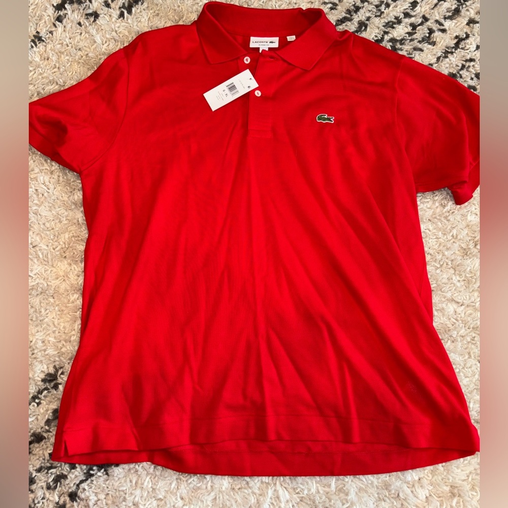 Lacoste Vibrant Red Classic Fit Polo